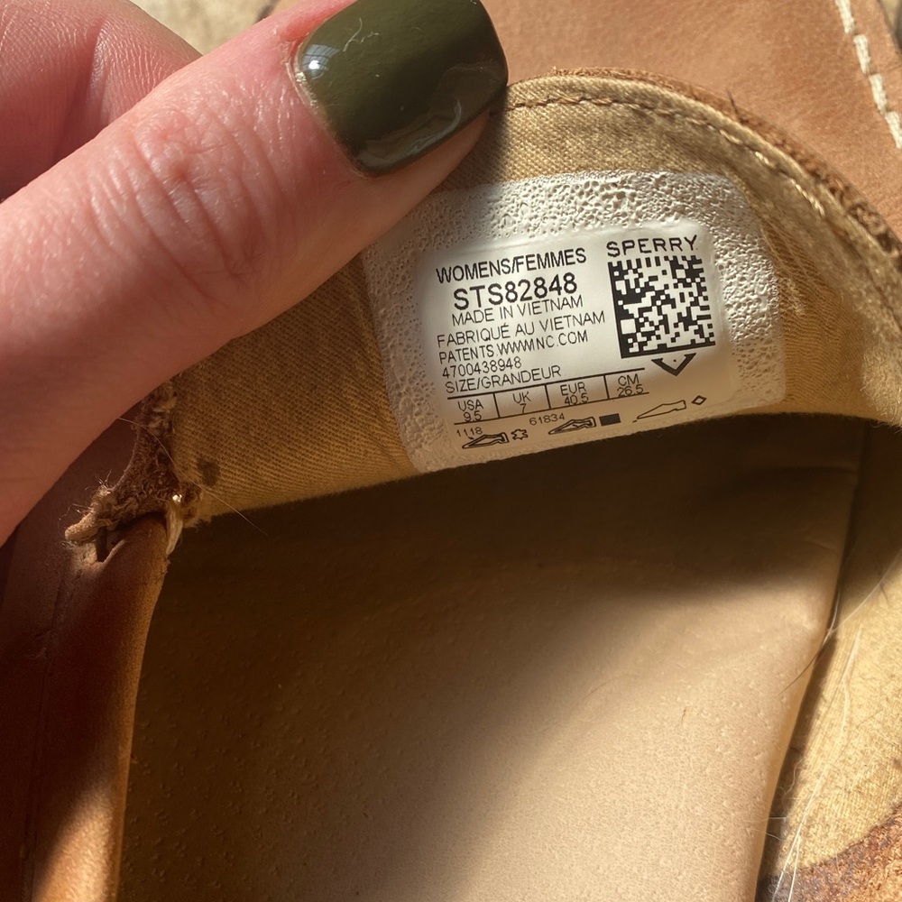 Sperry Tan Leather Loafers for Women - Picture 2 of 6